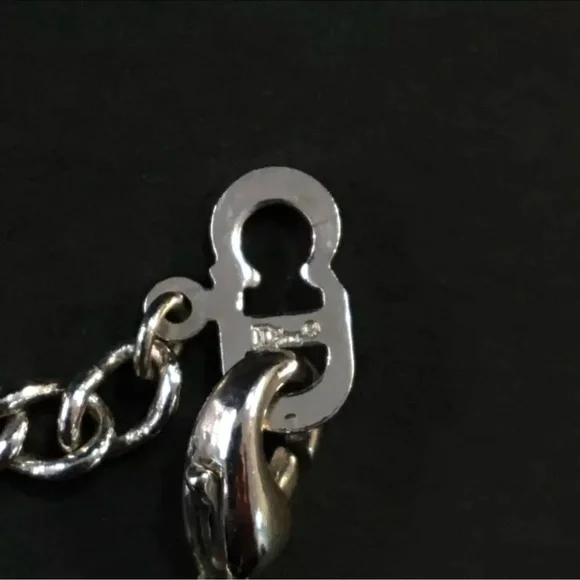 Dior Silver CD Logo Necklace Vintage - Picture 7 of 7